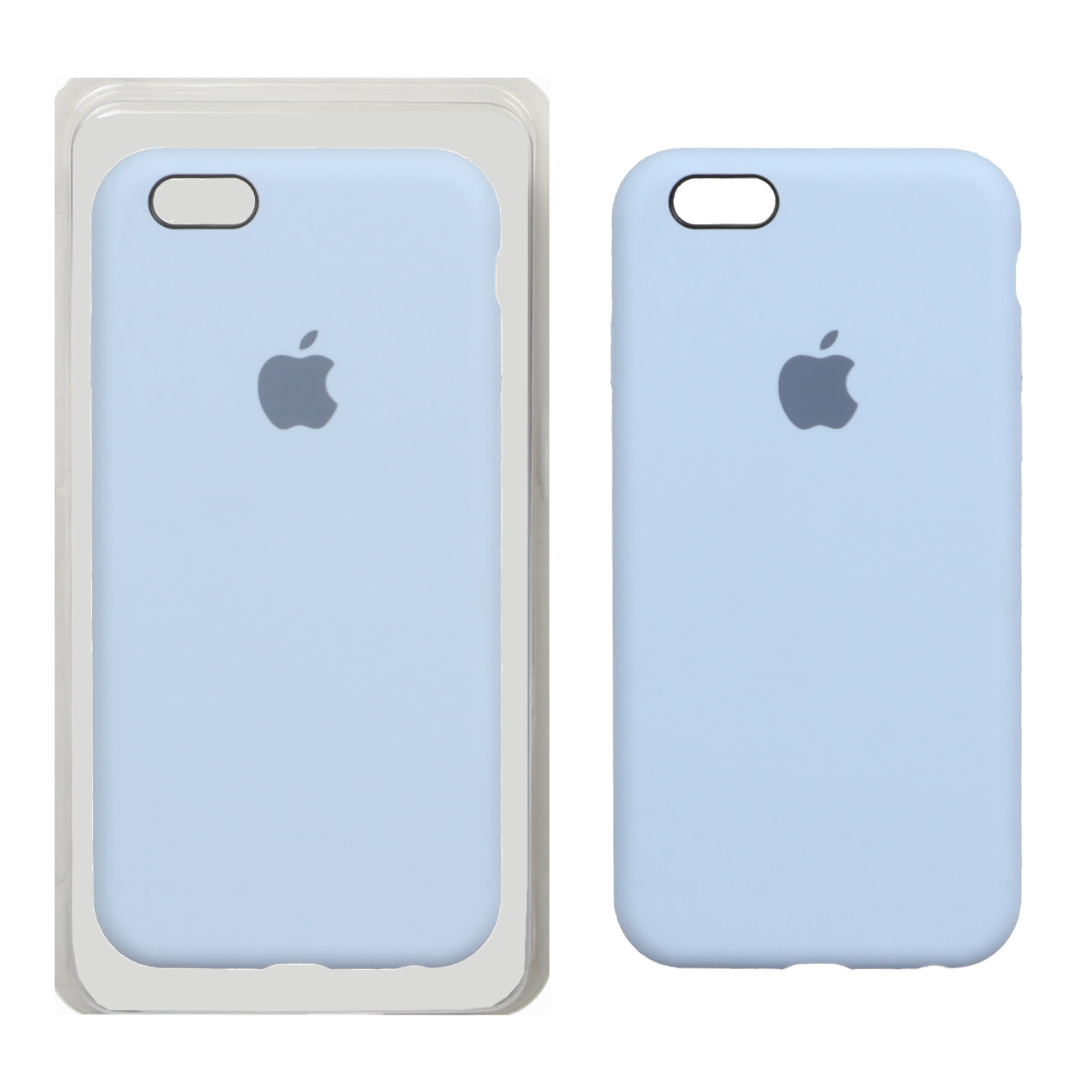 قاب سیلیکونی پاک کنی اورجینال Apple iPhone 6 / iPhone 6s - آبی کبریتی (پک اصلی)